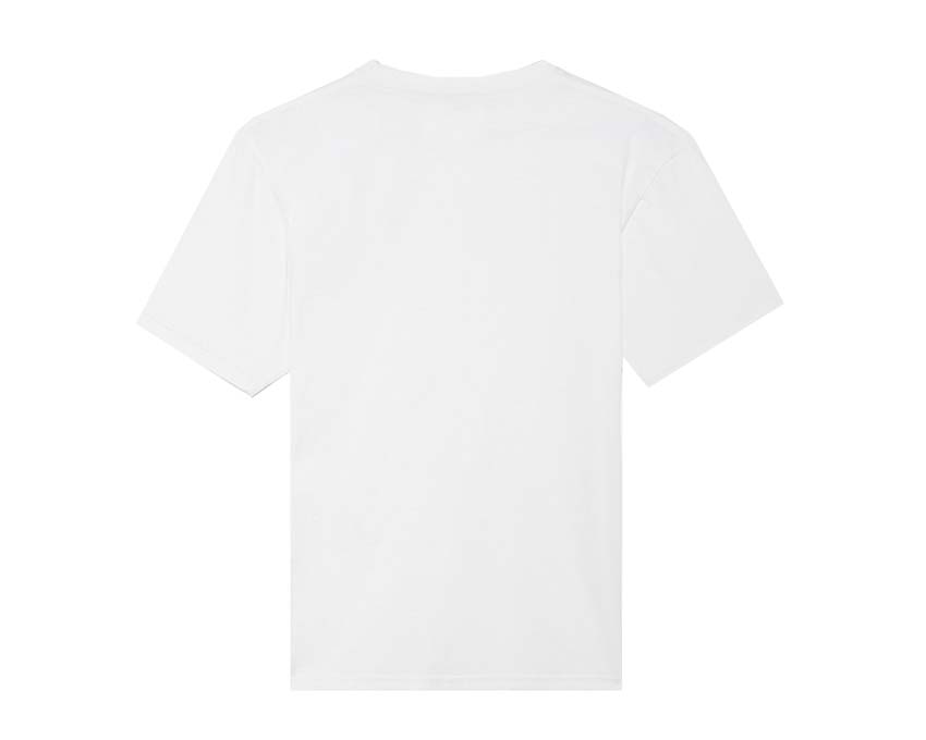 Autry T-Shirt Cotton White détail — broderie logo blanc Autry