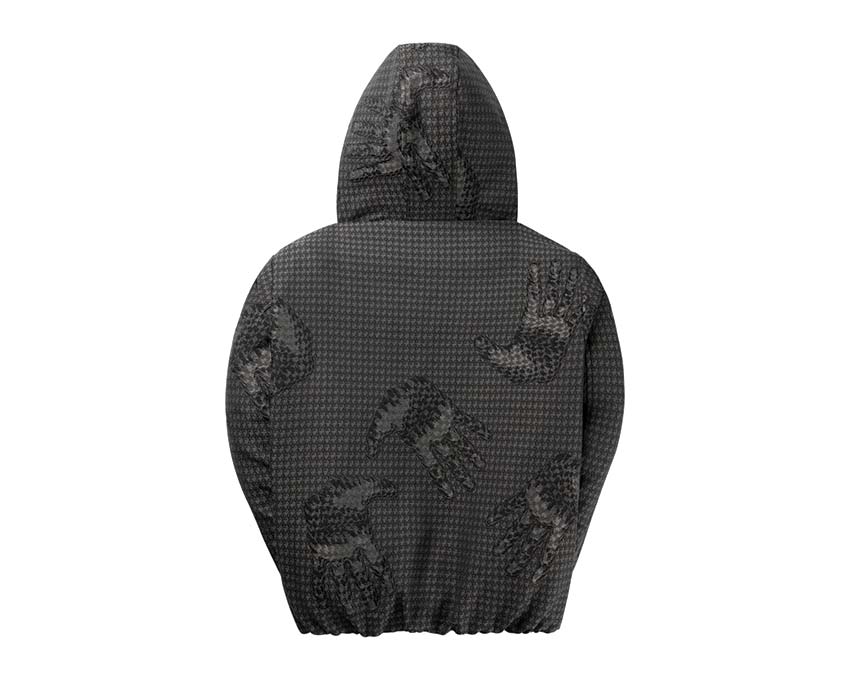 Daily Paper Tariq Trapped Jacket Black side view — technical pocket detail