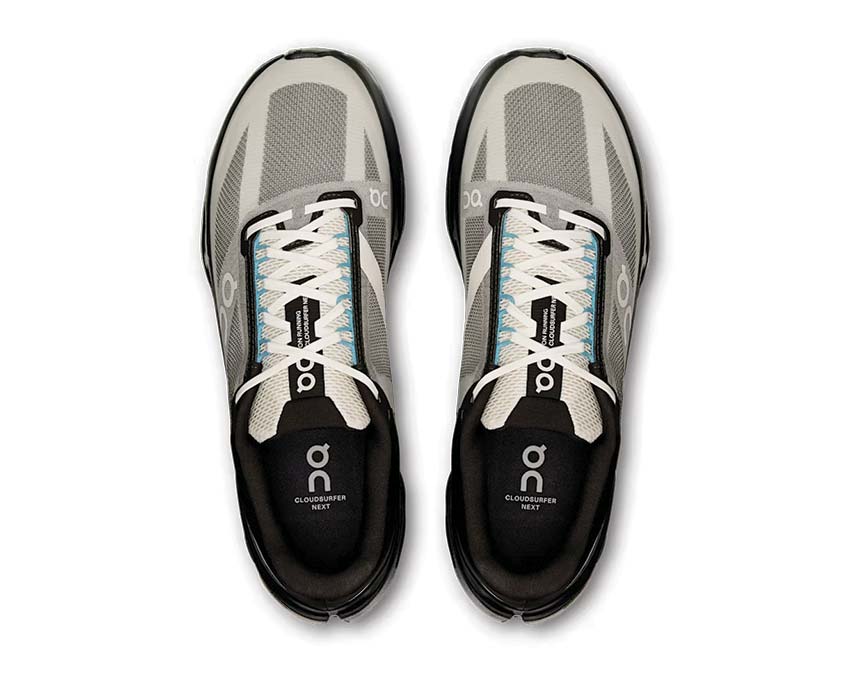 On Cloudsurfer Next Black detalle — mesh transpirable zapatilla running hombre