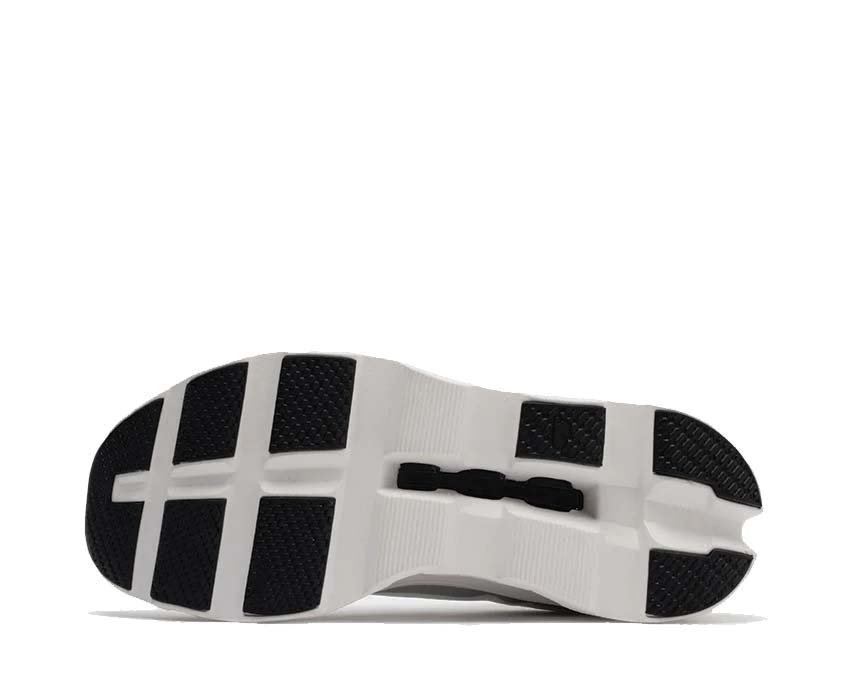 On Cloudmonster All White Detail — weißes Mesh Obermaterial Herren-Laufschuh