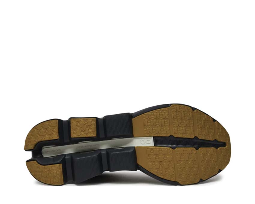On Cloudspark Iron/Black detalle — mesh transpirable zapatilla running diaria hombre