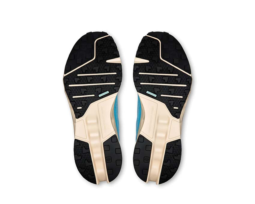 On Cloudsurfer Trail Horizon/Cream detalle — parte superior mesh zapatilla trail hombre