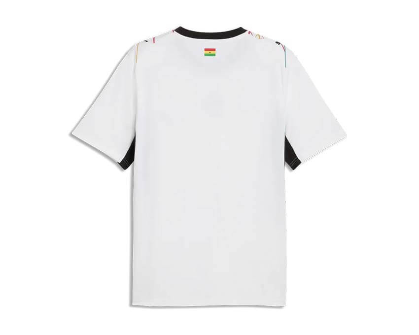 Puma GFA Home Jersey dos — dos maillot domicile Ghana blanc Puma