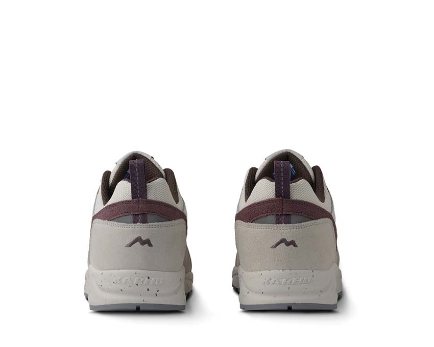 Karhu Fusion 2.0 Foggy Dew/Moonscape détail — tige mesh bicolore