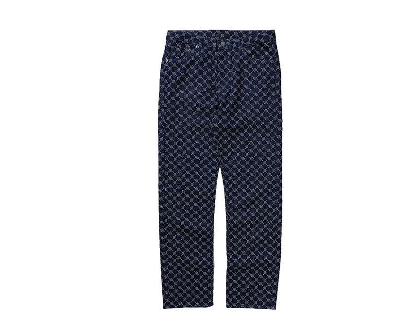 Daily Paper Ralf Pants Mid Blue — pantalón unisex denim corte relaxed