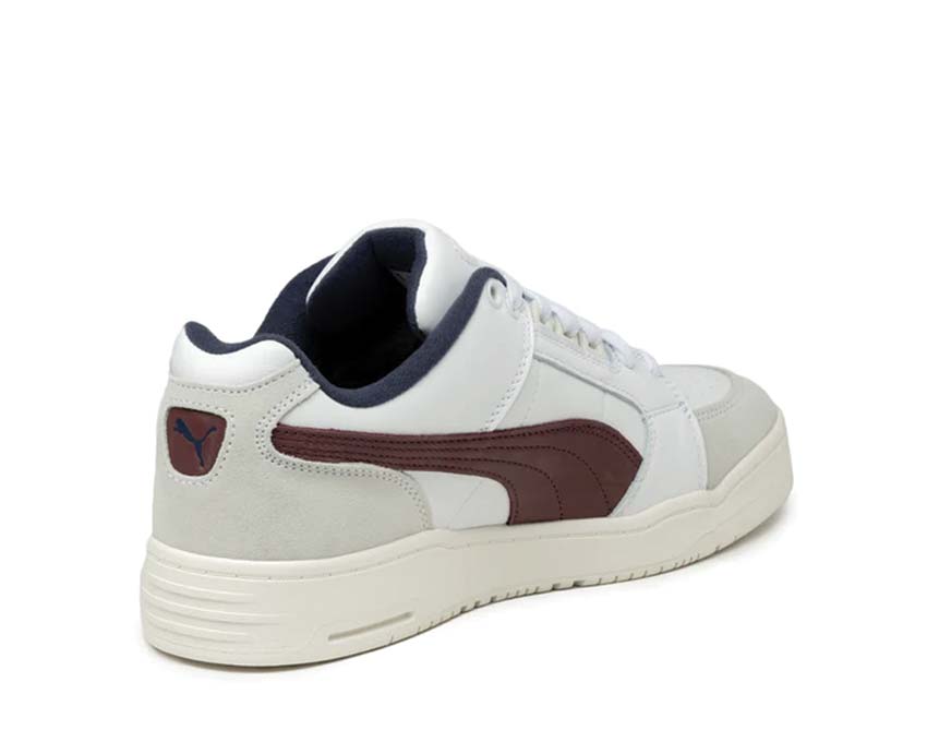Puma Slipstream Lo Retro White Regal Red suela — suela tenis plana