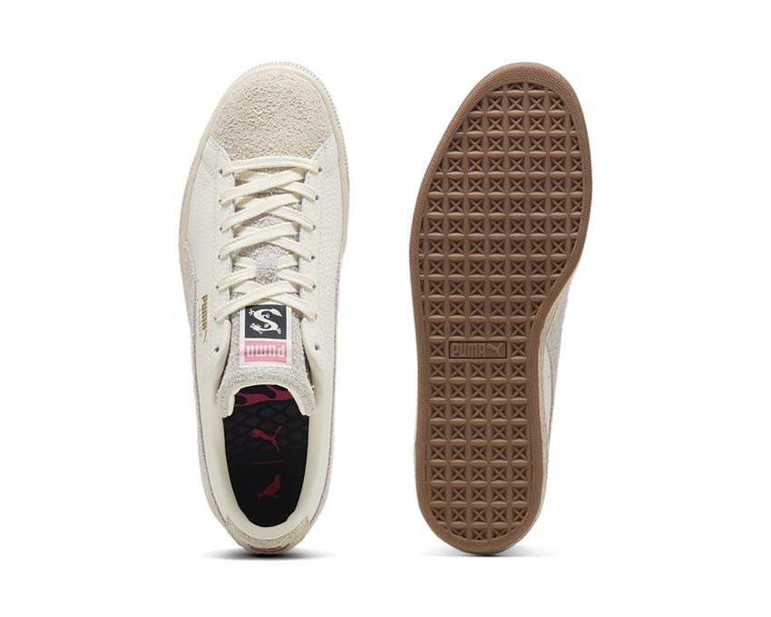 Puma Suede STAPLE Warm White Alpine Snow suela — suela caucho vintage Puma