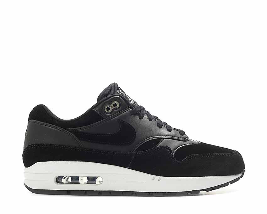 Nike Air Max 1 Premium Rebel Skulls 875844 001 NOIRFONCE Turnschuhe