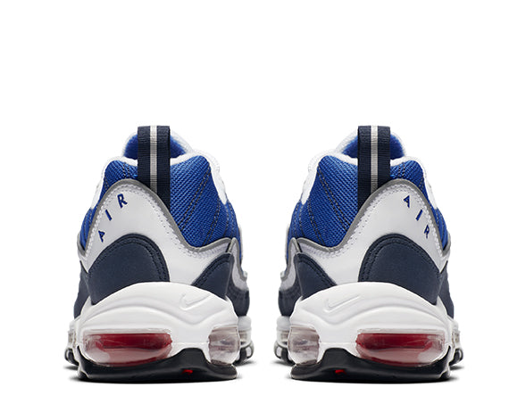 Nike Air Max 98 OG Gundam — vista en tres cuartos delantera