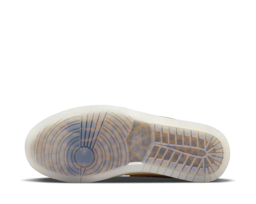 Jordan Air Jordan 1 Low Lemon Drop Wheat — vista trasera unisex