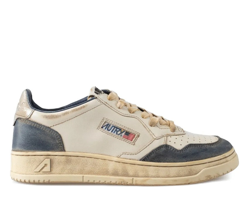 Autry Sup Vint Low "Blue"