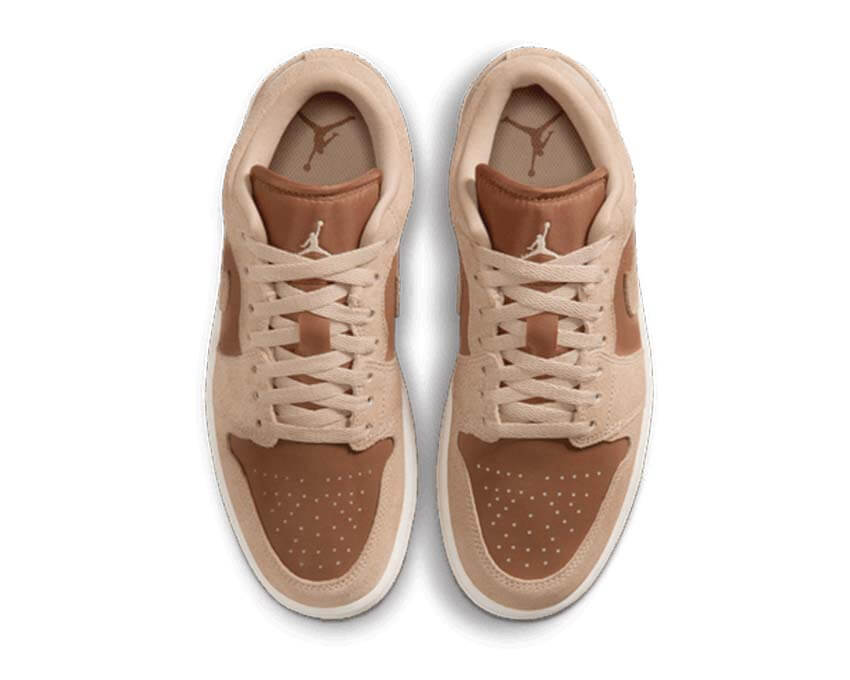 Air Jordan 1 Low W Legend Medium Brown semelle — caoutchouc sport basketball femme