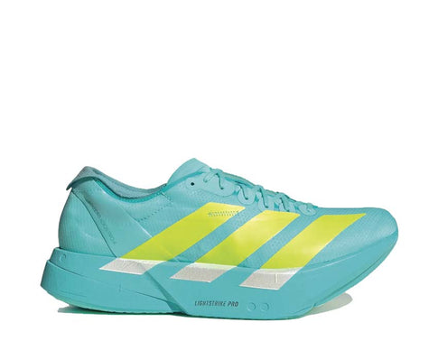 Adidas Adizero Adios Pro 4 Flash Aqua — scarpa running uomo competizione