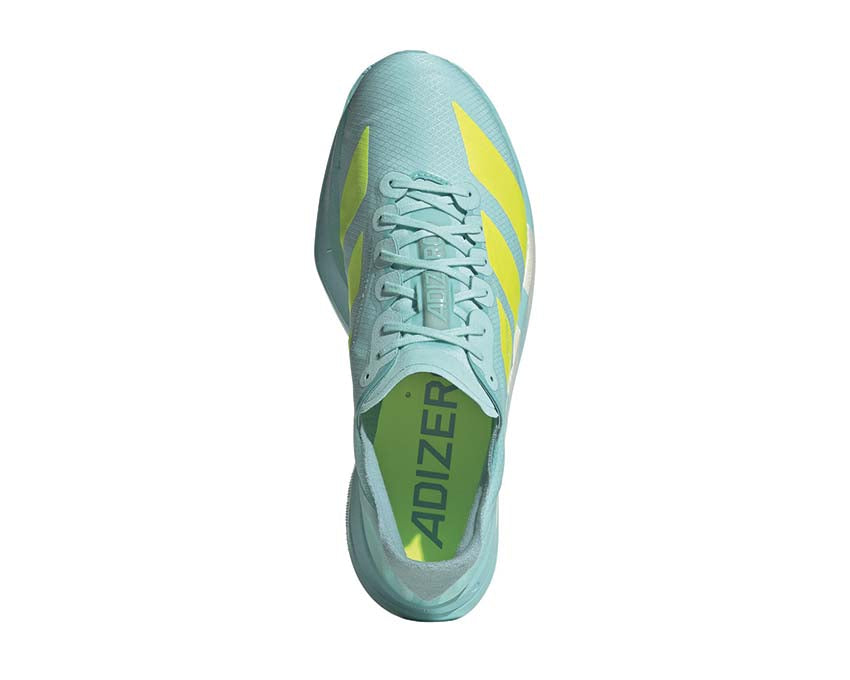 Adidas Adizero Adios Pro 4 Flash Aqua suola — carbonio Energyrods racing