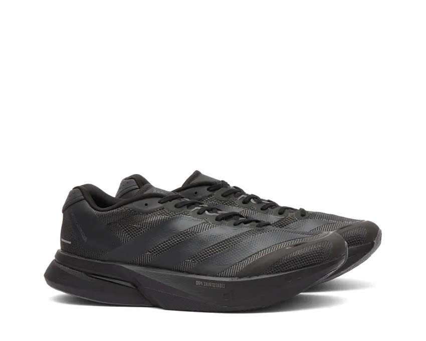 Adidas Adizero Boston 13 Black vista laterale — ammortizzazione Lightstrike Pro