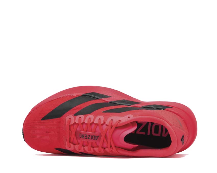 Adidas Adizero Evo SL Lucid Red — vista trasera talón dinámico