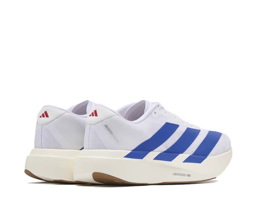 Adidas Adizero Evo SL Royal Blue détail — tige respirante coutures thermosoudées