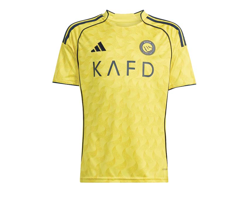 Adidas Al Nassr FC 25/26 Home Jersey Kids — camiseta local niño temporada 2025-2026
