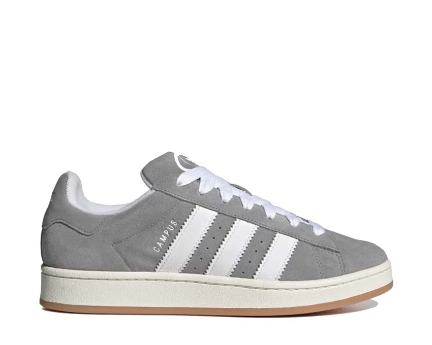 Adidas Campus 00s Grey Three Cloud White — zapatilla mujer cuero baja