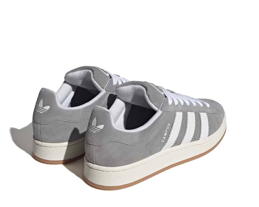 Adidas Campus 00s Grey Three Cloud White suela — suela plana vulcanizada