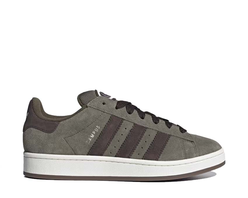 Adidas Campus 00s Olive Strata — zapatilla unisex ante caqui 3 bandas