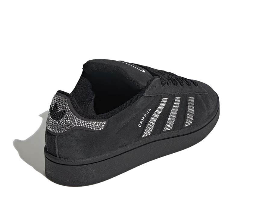 Adidas Campus 00s W Lucid Blue Cloud White détail — tige daim premium
