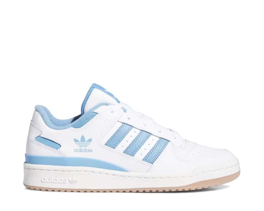 Adidas Forum Low CL Cloud White — zapatilla hombre cuero velcro baloncesto vintage