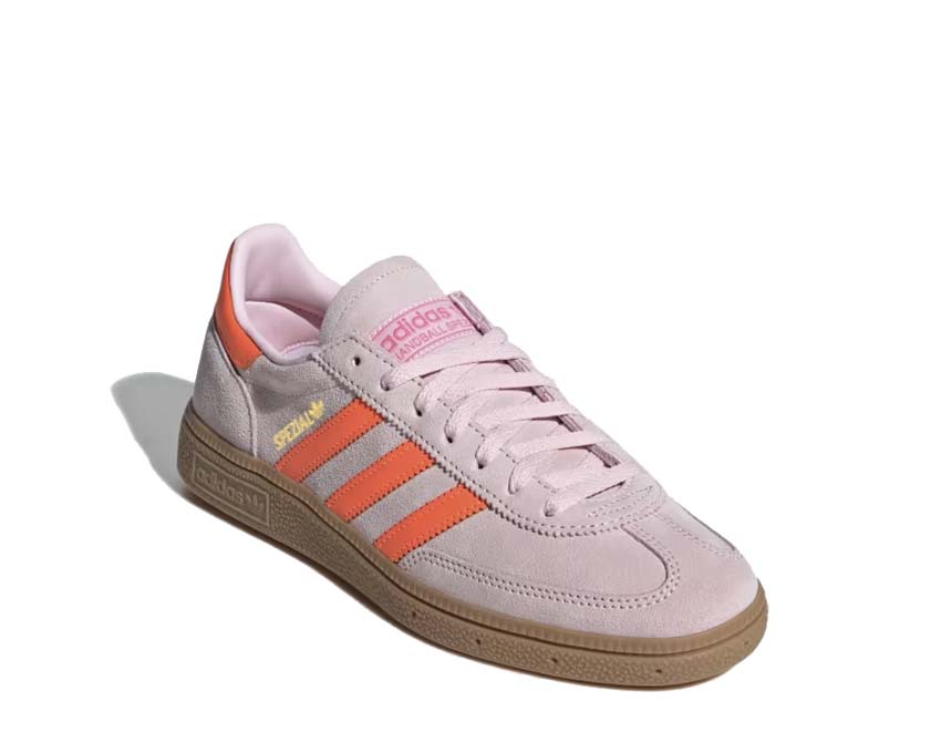 Adidas Handball Spezial W Clear Pink semelle — semelle plate gomme orange
