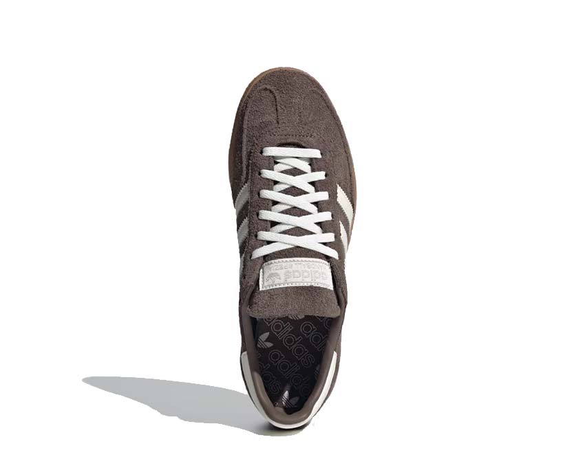 Adidas Handball Spezial W Earth Strata détail — tige suède texturé Earth Strata