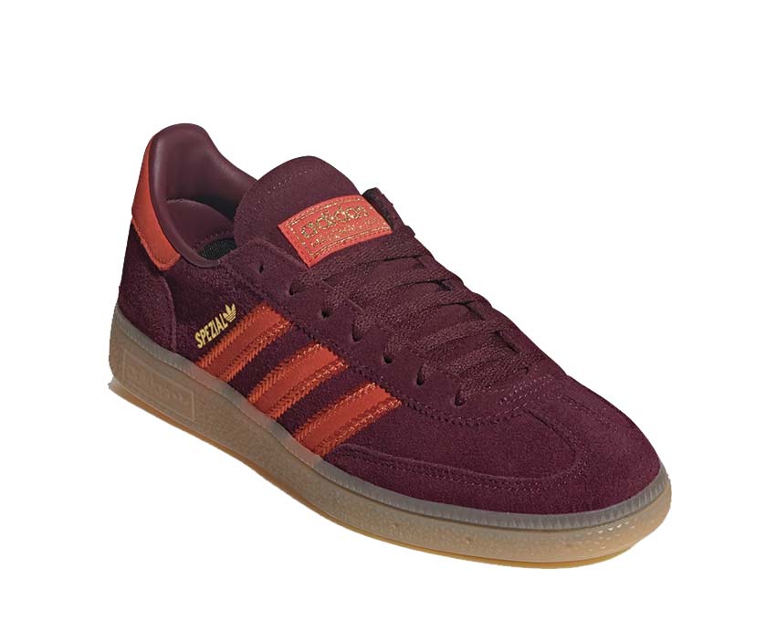Adidas Handball Spezial W Granat Sohle — dünne Gummisohle