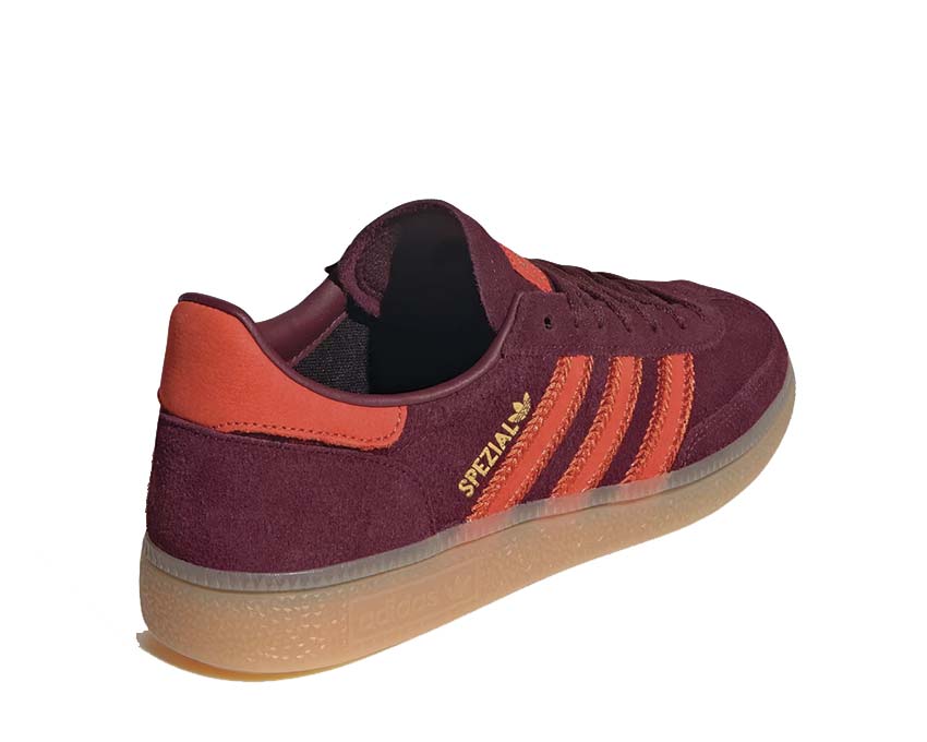 Adidas Handball Spezial W Granat Detail — Three Stripes Streifen