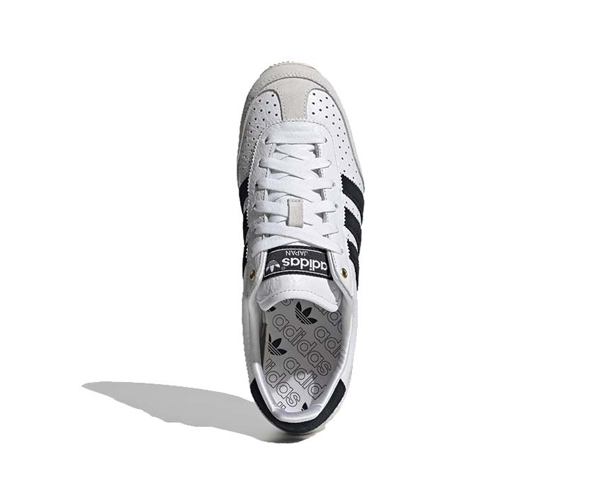 Adidas Japan W Cloud White Detail — weißes Lederoberteil mit Drei-Streifen