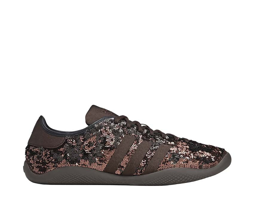 Adidas Karintha x Wales Bonner Sequin Dark Brown — zapatilla unisex lentejuelas