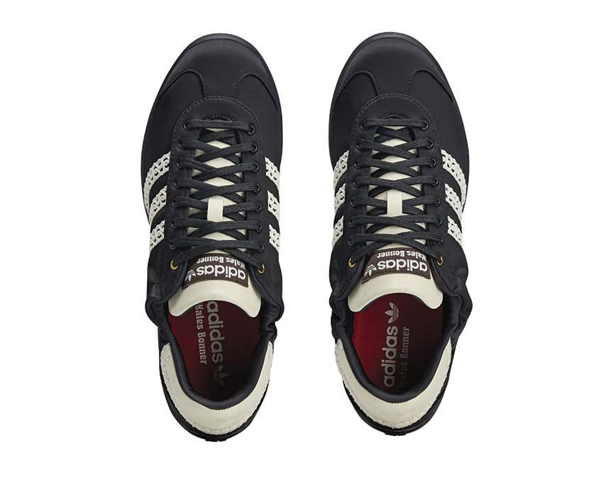 Adidas Karintha x Wales Bonner Low Satin Black detail — luxurious satin material