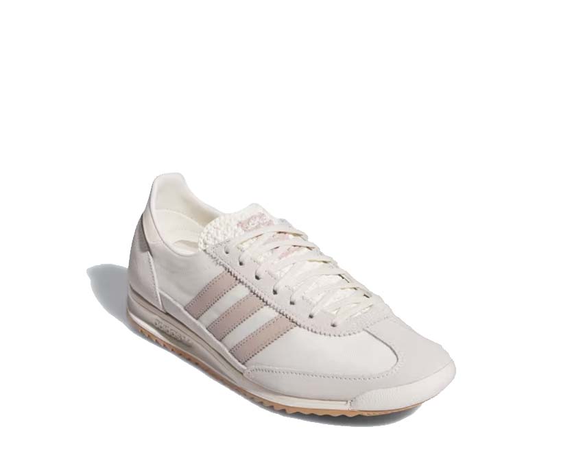 Adidas SL 72 OG W Off White Wonder Taupe vista laterale — silhouette slim running anni 70