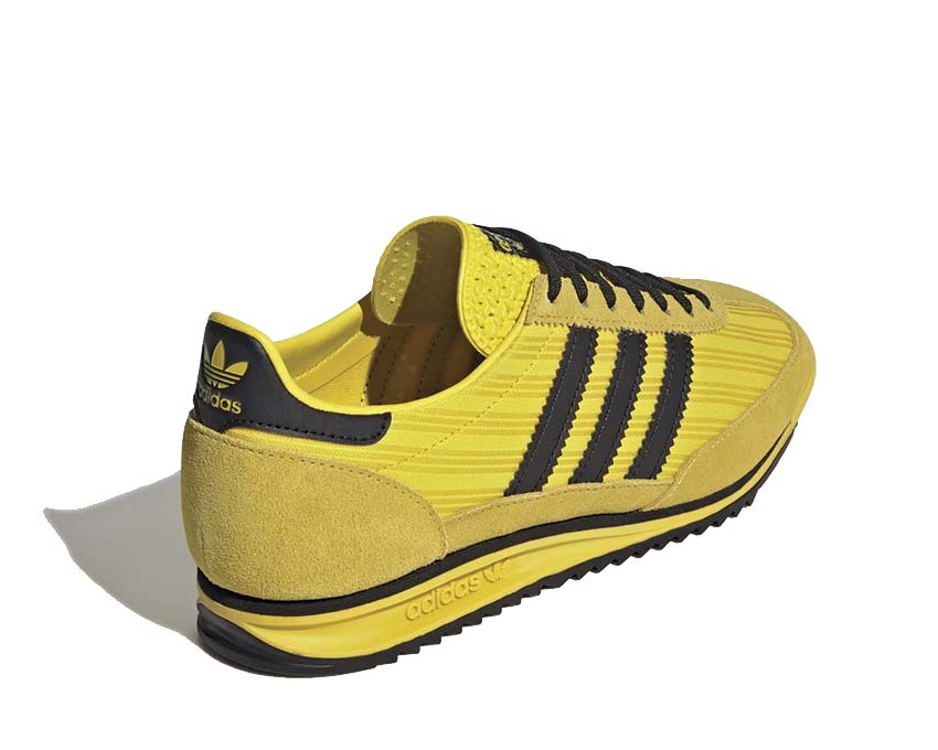 Adidas SL 72 OG W Yellow Detail — Obermaterial aus Leder und Mesh