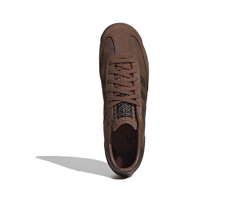 Adidas SL 72 RS W Dark Brown Detail — Wildleder-Oberteil in Preloved Brown mit Einsätzen