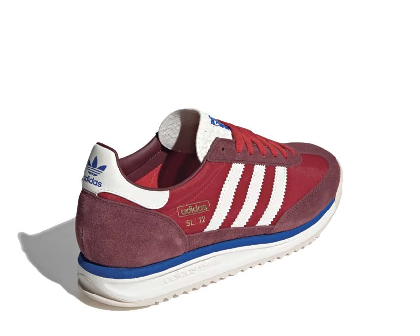 Adidas SL 72 RS Shadow Red Off White suela — suela goma ligera