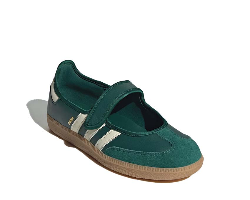 Adidas Samba Jane Collegiate Green suola — suola piatta Gum firma Samba