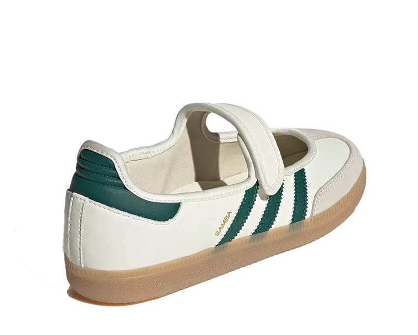 Adidas Samba Jane W Chalk White détail — bout renforcé caoutchouc blanc