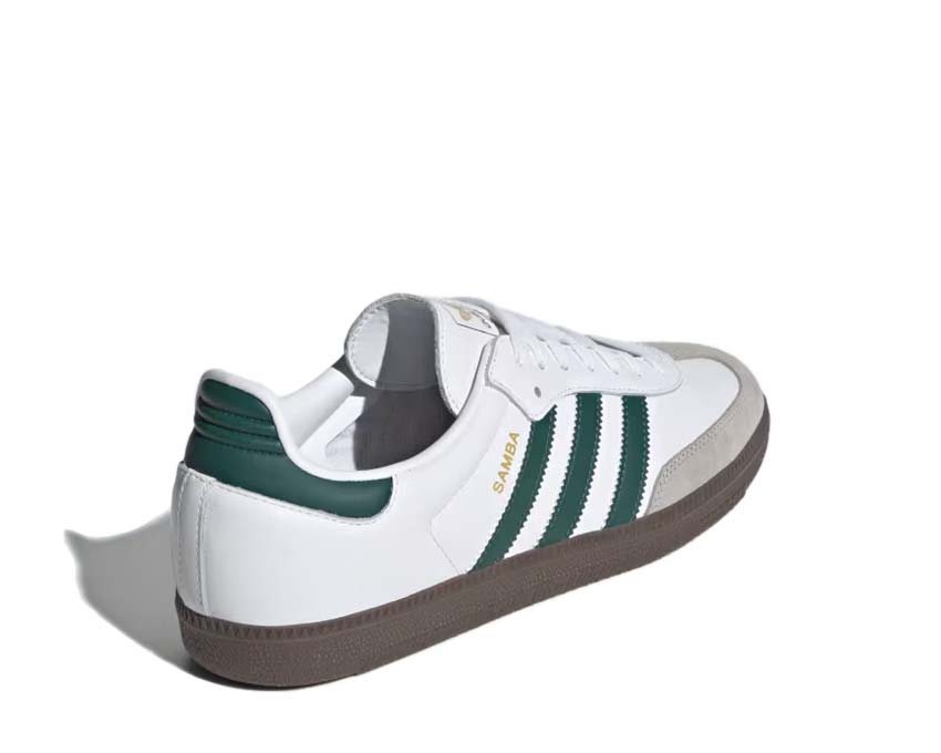 Adidas Samba OG Collegiate Green semelle — semelle gomme noire plate
