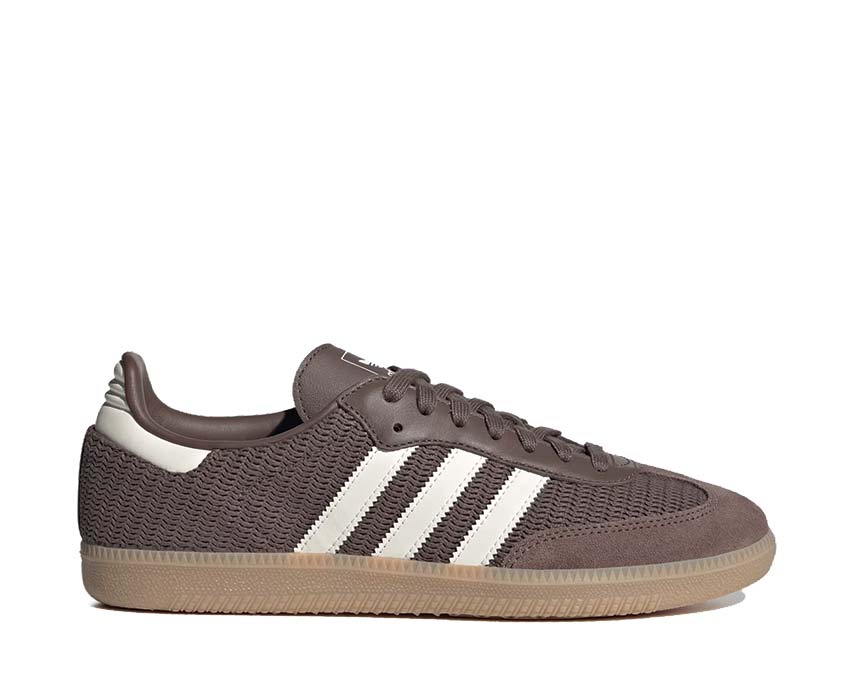 Adidas Samba OG Earth Strata — sneaker femme cuir terreux football vintage