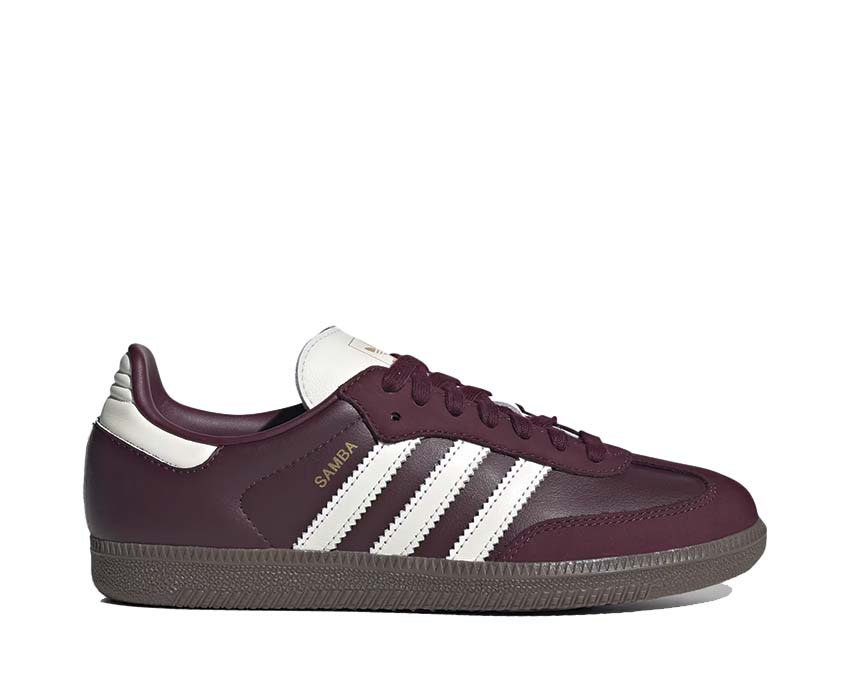 Adidas Samba OG W Maroon — sneaker femme cuir vintage