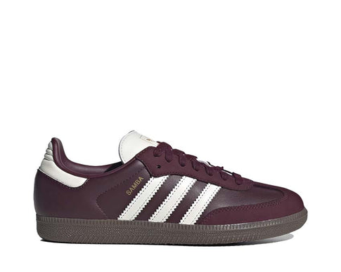 Adidas Samba OG W Maroon — sneaker femme cuir vintage