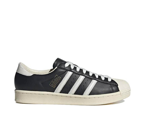 Adidas Superstar Vintage Core Black Cloud White — sneaker unisexe iconique shell toe