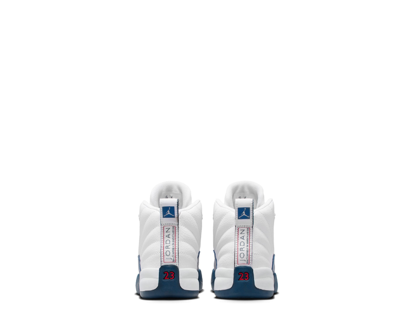 Air Jordan 12 Retro PS blanc bleu — arrière basket enfant iconic Jordan 12 hype