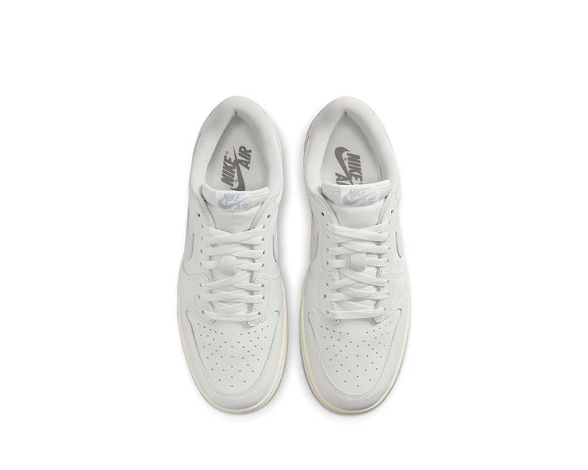 Jordan Air Jordan 1 Low '85 Neutral Grey Detail — Vintage-Lederschaft Herren