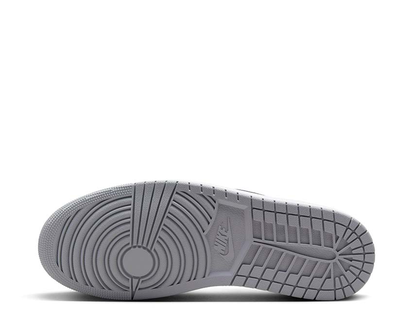 Jordan Air Jordan 1 Low OG Wolf Grey — rear view grey men's