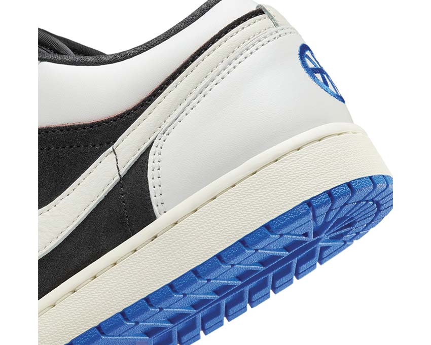 Jordan Air Jordan 1 Low Quai 54 vista laterale — pelle multicolore