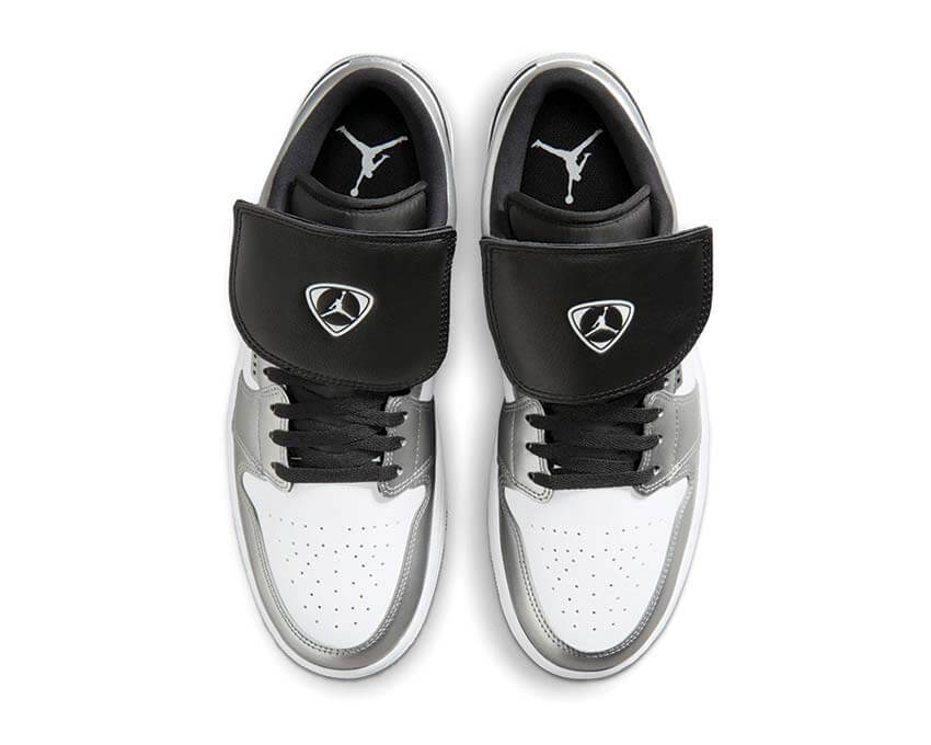 Air Jordan 1 Low SE Tiempo Sohle — Kautschuk Weiß Basketball Sneaker Herren